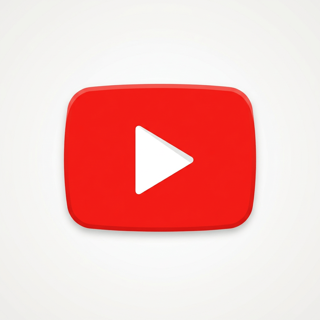 YouTube play button logo