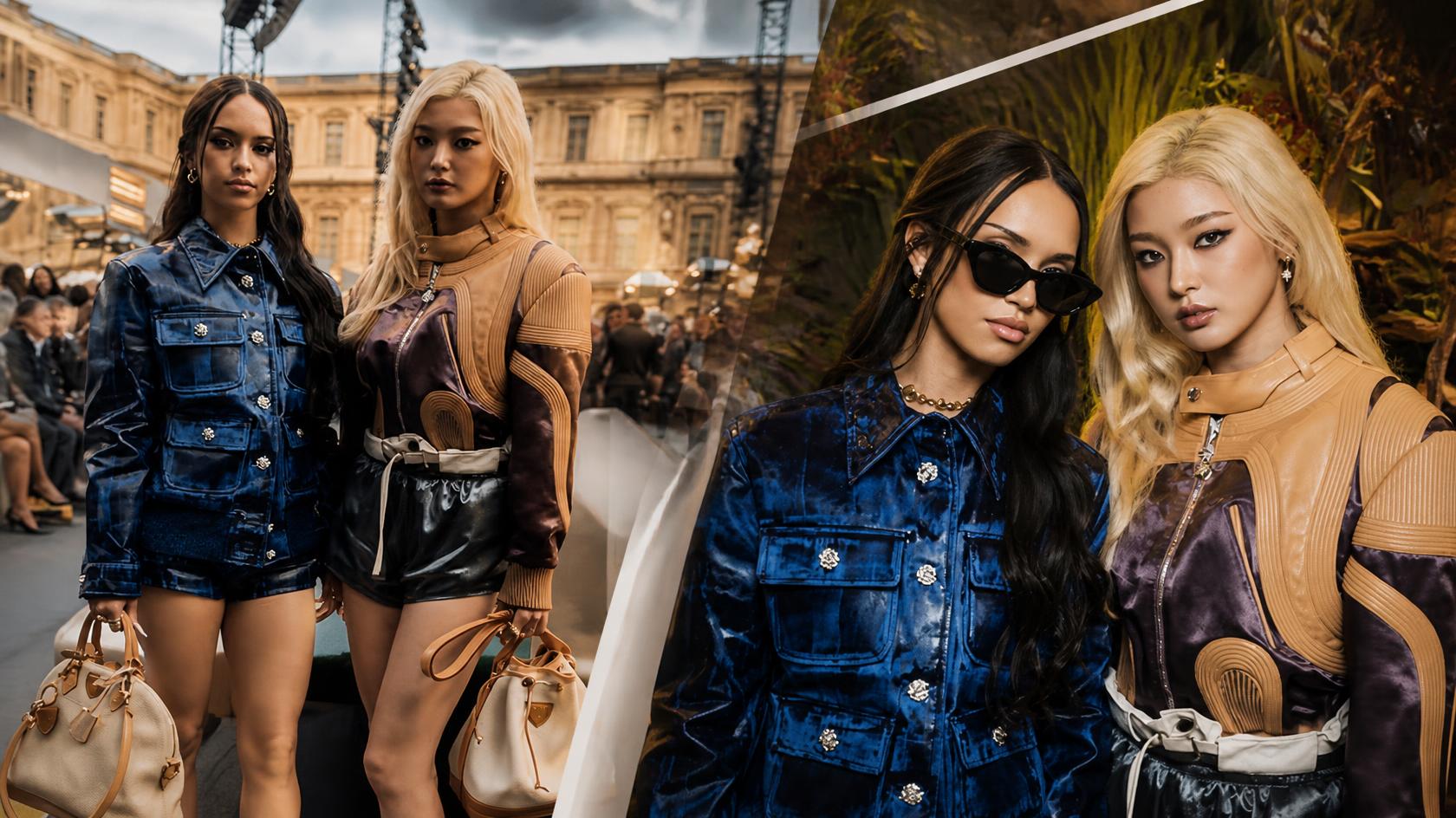 KATSEYE’s Daniela and Yoonchae Attend Louis Vuitton at Paris Fashion Week 2026