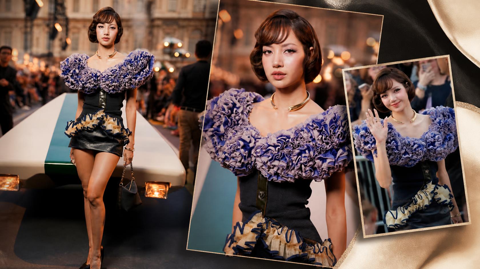 BLACKPINK’s Lisa Attends Louis Vuitton Spring/Summer 2027 Show in Paris